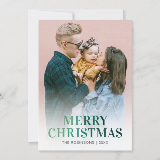 メリーモダンクリスマスの写真 シーズンカード (正面)