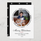 メリーモダンクリスマスの写真 シーズンカード (正面/裏面)