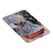 メリーモダンクリスマスの写真/レッドリボンスター マグネット (右側)