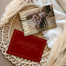 メリーモダンクリスマスの台本ワンフォト金ゴールド