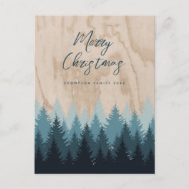 メリーモダンクリスマスの台本素朴木林 シーズンポストカード