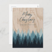 メリーモダンクリスマスの台本素朴木林 シーズンポストカード (正面/裏面)