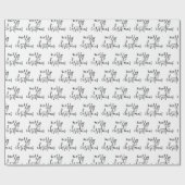 メリーモダンクリスマスの台本 ラッピングペーパー (フラット)