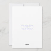 メリーモダンクリスマスの木4枚の写真パープルピンク シーズンカード (裏面)