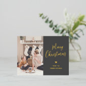 メリーモダンクリスマスの脚本 箔シーズンポストカード (立ち正面)