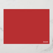 メリーモダンクリスマスの脚本 箔シーズンポストカード (裏面)