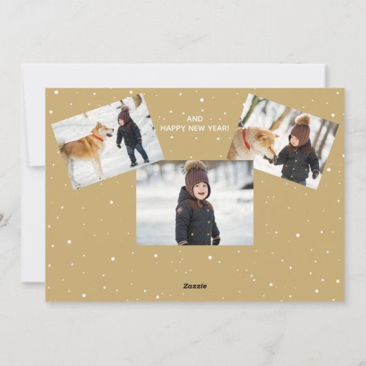 メリーモダンクリスマスの複数写真 シーズンカード (裏面)