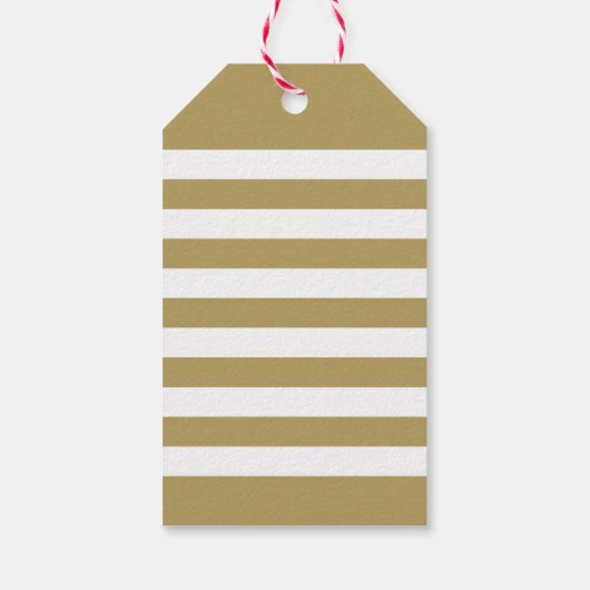 メリーモダンクリスマスアンティーク金ゴールドスクリプトの写真 ギフトタグ (裏面)