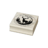 メリーモダンクリスマスエルク差出人住所 ラバースタンプ (スタンプ)