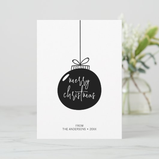 メリーモダンクリスマスオーナメント シーズンカード (スタンド正面)