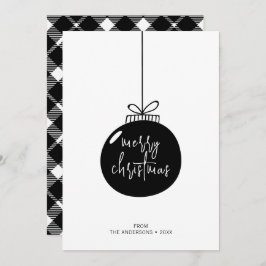 メリーモダンクリスマスオーナメント シーズンカード