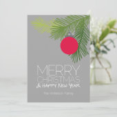 メリーモダンクリスマスオーナメント – 非写真 シーズンカード (スタンド正面)