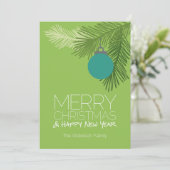 メリーモダンクリスマスオーナメント – 非写真 シーズンカード (スタンド正面)