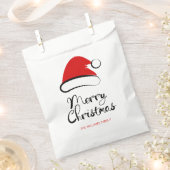 メリーモダンクリスマスサンタハットフェイバーバッグ フェイバーバッグ (クリップ留めされた状態)