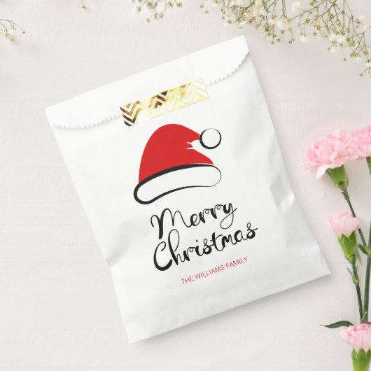 メリーモダンクリスマスサンタハットフェイバーバッグ フェイバーバッグ (封をした状態)