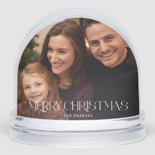 メリーモダンクリスマスタイポグラフィ写真 (正面)