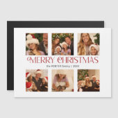 メリーモダンクリスマスタイポグラフィ数々の – 写真 (正面/裏面)