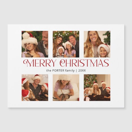 メリーモダンクリスマスタイポグラフィ数々の – 写真 (正面)