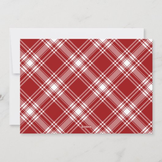 メリーモダンクリスマストレンディーシンプル家族の写真 シーズンカード (裏面)