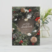 メリーモダンクリスマスドアリース企業の シーズンカード (スタンド正面)