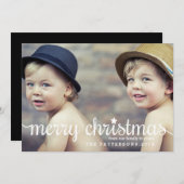 メリーモダンクリスマスビッグフォトカード シーズンカード (正面/裏面)