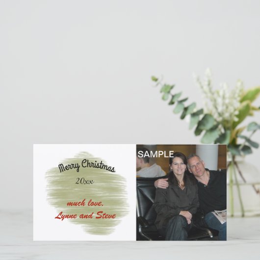 メリーモダンクリスマスフォトカード シーズンカード (スタンド正面)