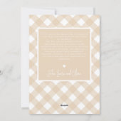 メリーモダンクリスマスミニマル1写真ベージュ シーズンカード (裏面)