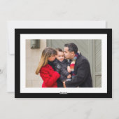 メリーモダンクリスマスヴィンテージレッドトラックの写真 シーズンカード (裏面)