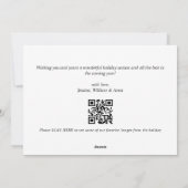 メリーモダンクリスマス写真あいさつ シーズンカード (裏面)