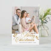 メリーモダンクリスマス写真あいさつ シーズンカード (スタンド正面)