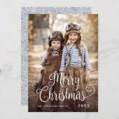 メリーモダンクリスマス写真あいさつ シーズンカード (正面/裏面)