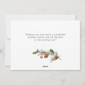 メリーモダンクリスマス写真あいさつ シーズンカード (裏面)