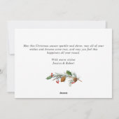 メリーモダンクリスマス写真あいさつ シーズンカード (裏面)