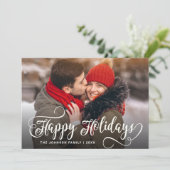 メリーモダンクリスマス写真あいさつ シーズンカード (スタンド正面)