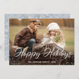 メリーモダンクリスマス写真あいさつ シーズンカード