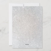 メリーモダンクリスマス写真コラージュ灰色 シーズンカード (裏面)