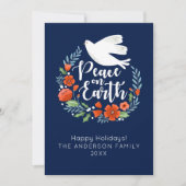 メリーモダンクリスマス写真ホリデーカード シーズンカード (正面)