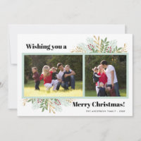 メリーモダンクリスマス冬の緑3枚の写真