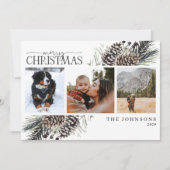 メリーモダンクリスマス冬ピネコン植物学 シーズンカード (正面)