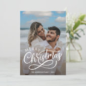 メリーモダンクリスマス家族の写真名金ゴールドホール シーズンカード (スタンド正面)