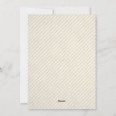 メリーモダンクリスマス家族の金ゴールドフェイク写真 シーズンカード (裏面)