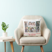 メリーモダンクリスマス家族6写真コラージュ クッション (椅子)