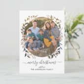 メリーモダンクリスマス愛スクリプトリース2写真 シーズンカード (スタンド正面)