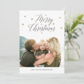 メリーモダンクリスマス星付きスクリプト2枚の写真 シーズンカード (スタンド正面)