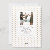 メリーモダンクリスマス星付きスクリプト2枚の写真 シーズンカード (裏面)