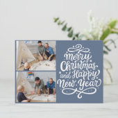 メリーモダンクリスマス書道2枚 シーズンカード (スタンド正面)