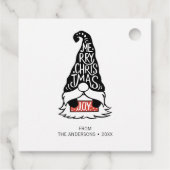 メリーモダンクリスマス格言ホリデイ フェイバータグ (裏面)