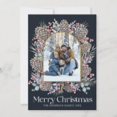 メリーモダンクリスマス植物園リース&写真 シーズンカード (正面)