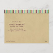 メリーモダンクリスマス水玉模様はがき シーズンポストカード (裏面)