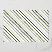 メリーモダンクリスマス海軍ブルーフォイルホリデーカード 箔シーズンカード (裏面)